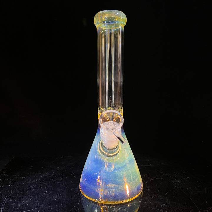 10" Fume Beaker Bong + Bonus Pullslide Combo Glass Pipe TG