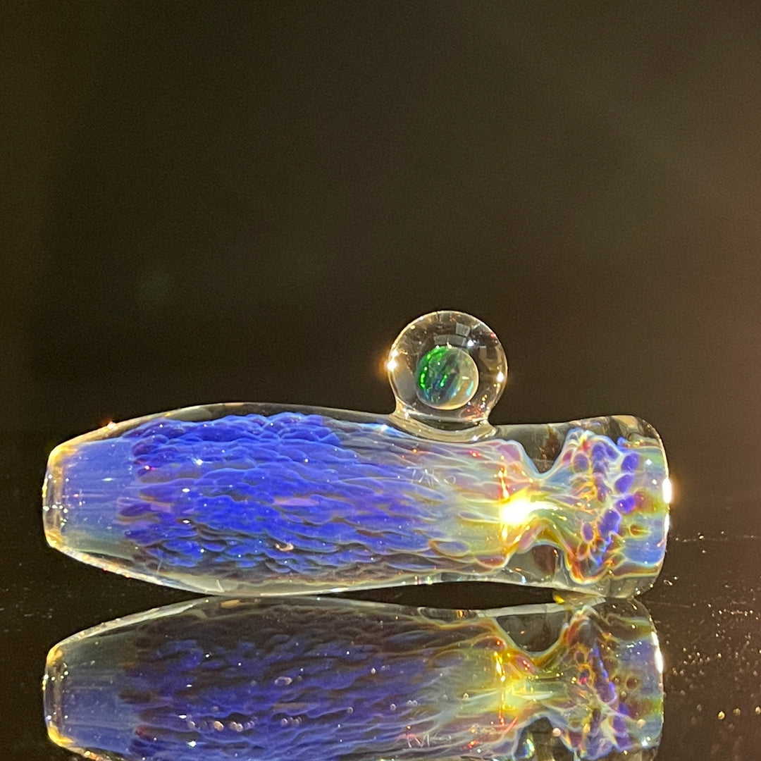 Purple Nebula Opal Chillum Glass Pipe Tako Glass   