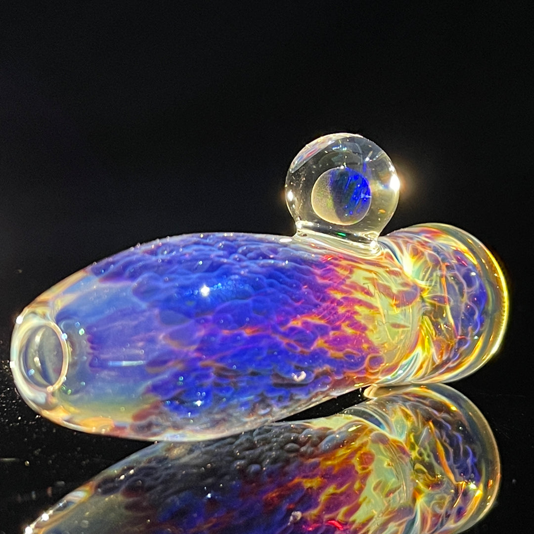 Purple Nebula Opal Chillum Glass Pipe Tako Glass   