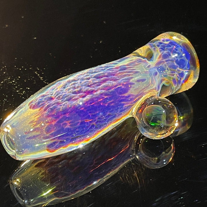 Purple Nebula Opal Chillum Glass Pipe Tako Glass   