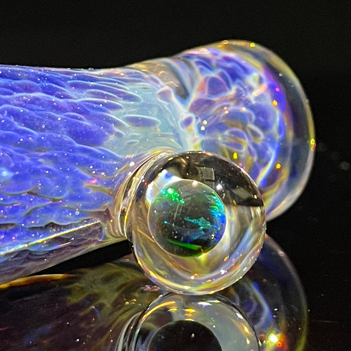 Purple Nebula Opal Chillum Glass Pipe Tako Glass   