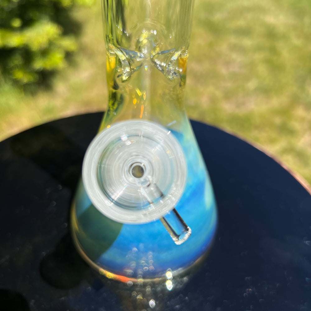 10" Fume Beaker Bong Glass Pipe TG   