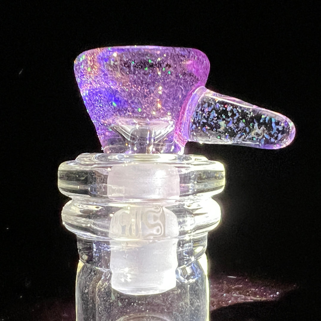 14mm Purple Crushed Opal Martini Pullslide Accessory Tako Glass   