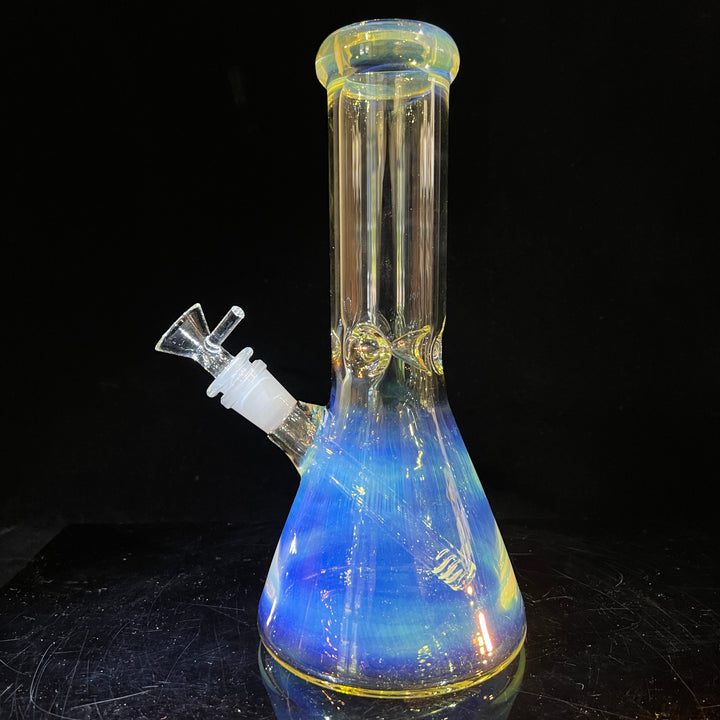 50 X 5 Fumed Beaker Bong 10" Glass Pipe TG   