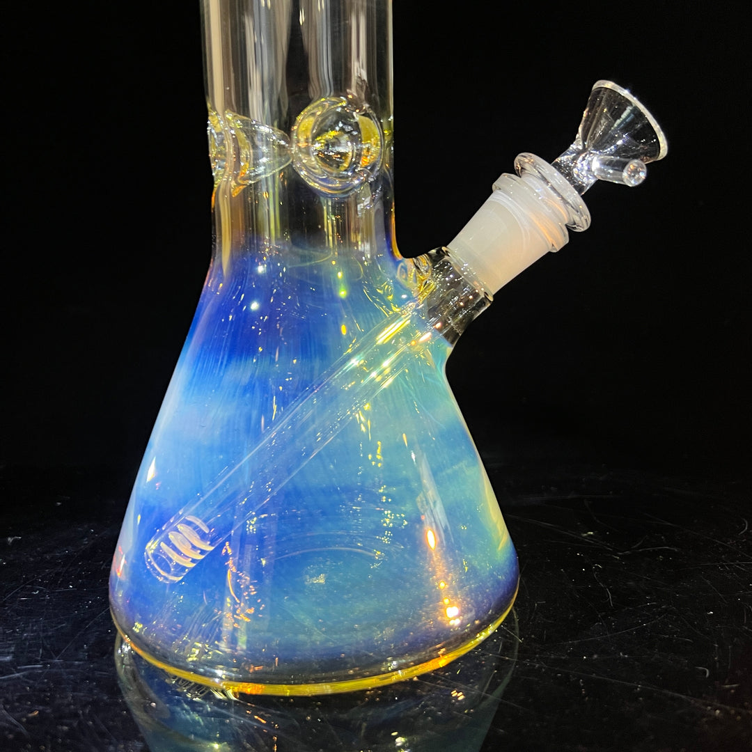 50 X 5 Fumed Beaker Bong 10" Glass Pipe TG   