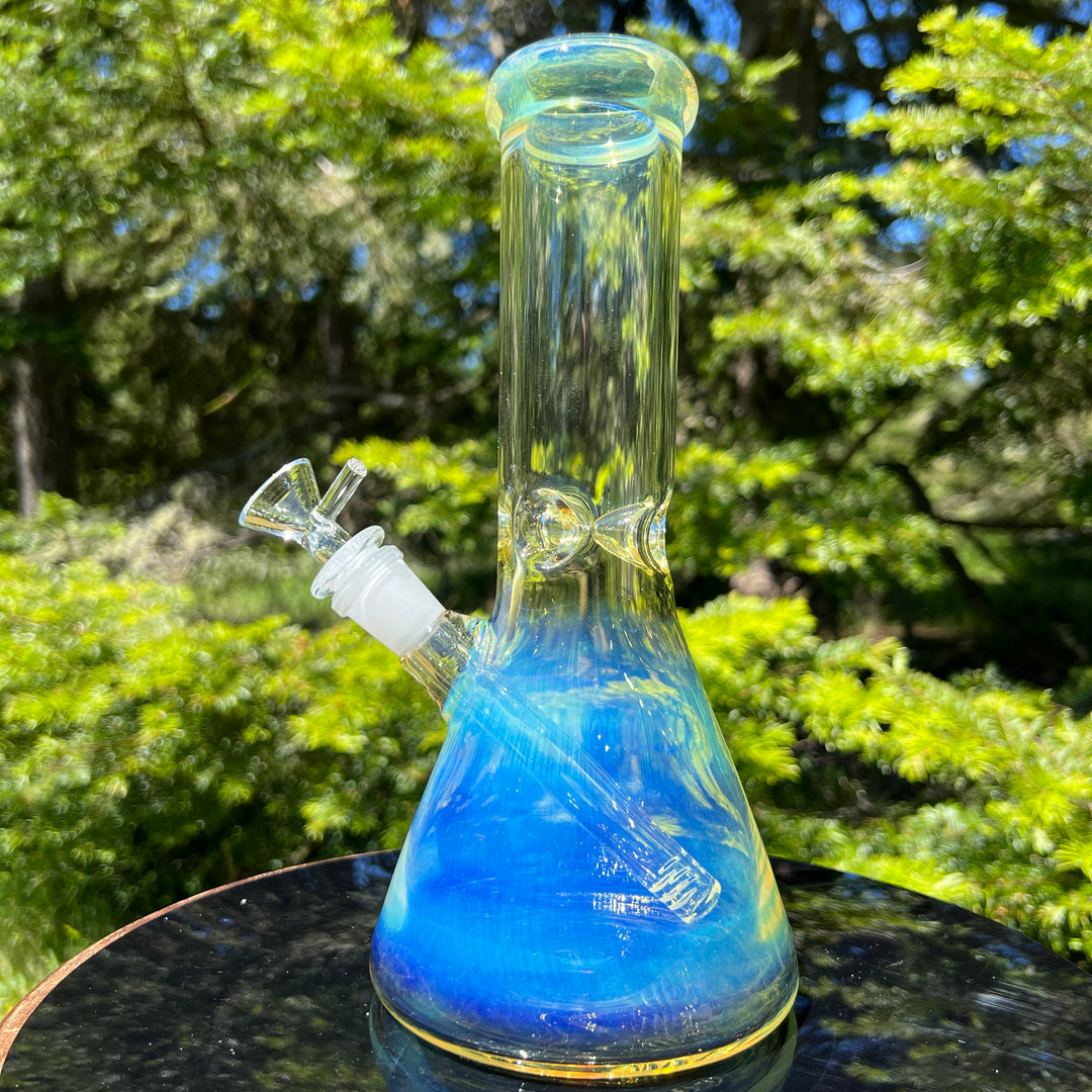 50 X 5 Fumed Beaker Bong 10" Glass Pipe TG   