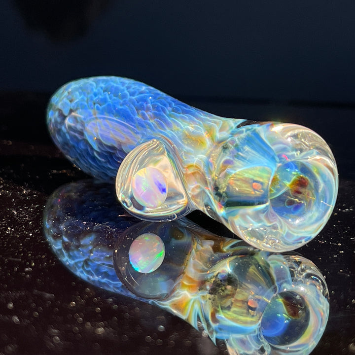 Purple Nebula Opal Chillum Glass Pipe Tako Glass   