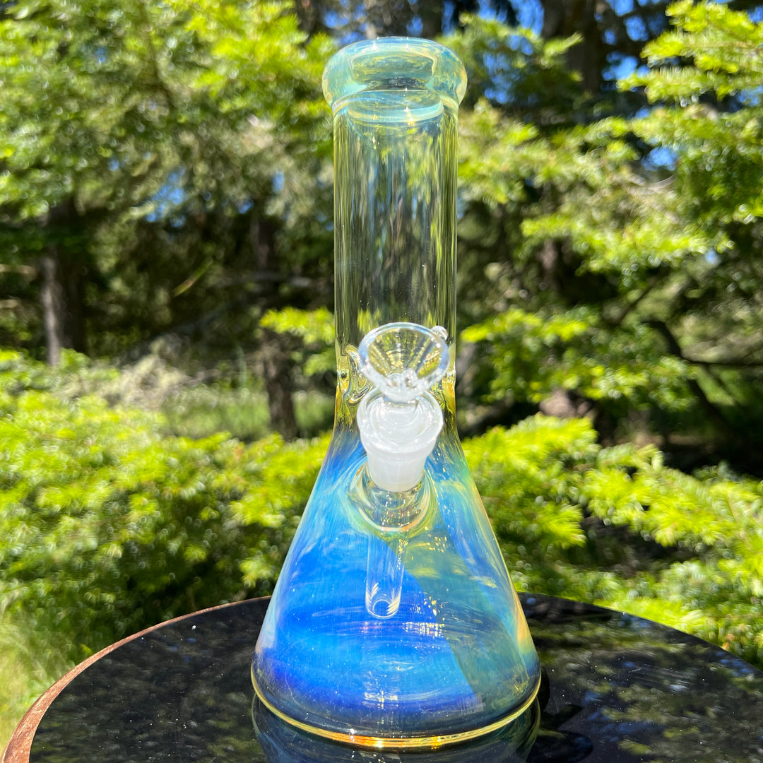 50 X 5 Fumed Beaker Bong 10" Glass Pipe TG   