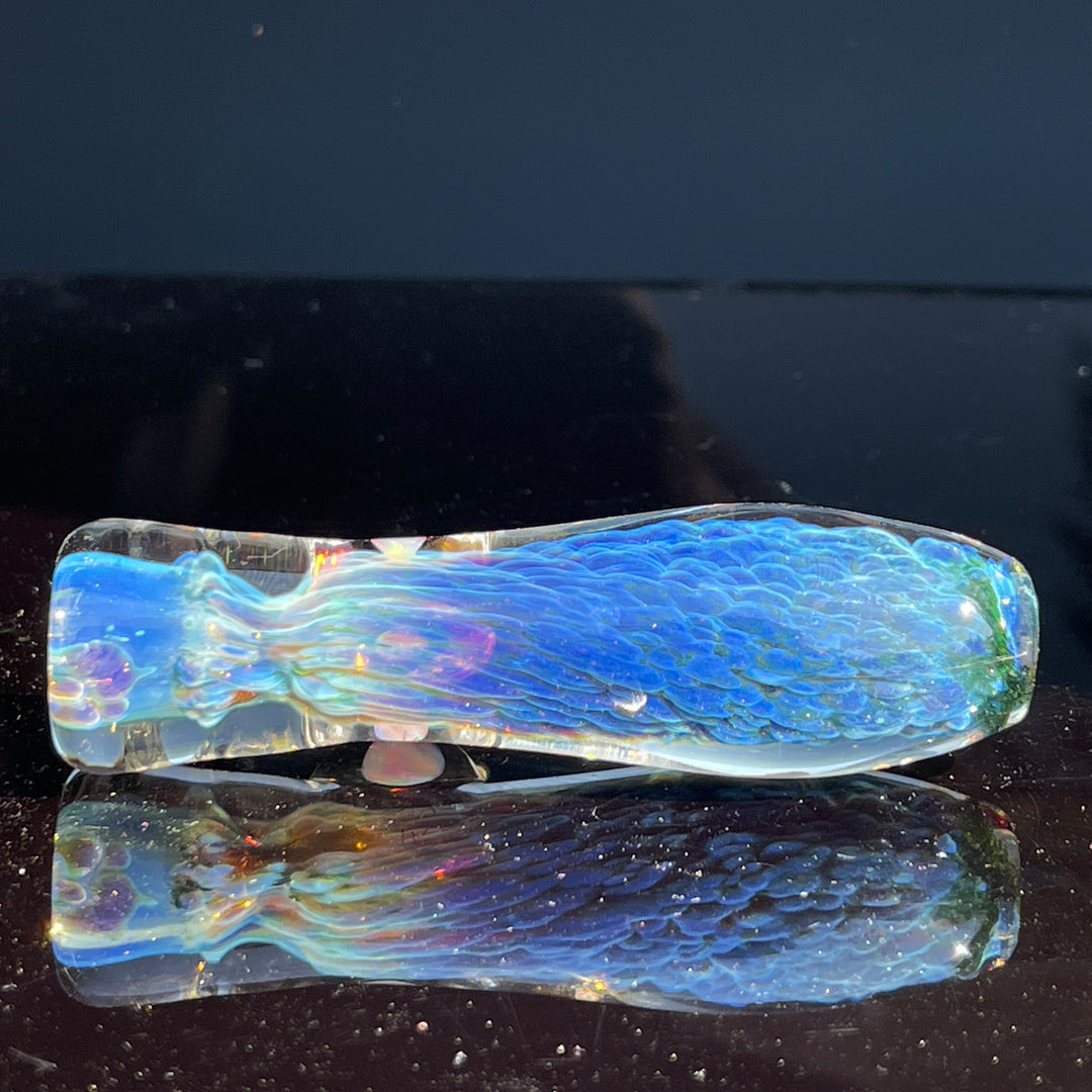 Purple Nebula Opal Chillum Glass Pipe Tako Glass   