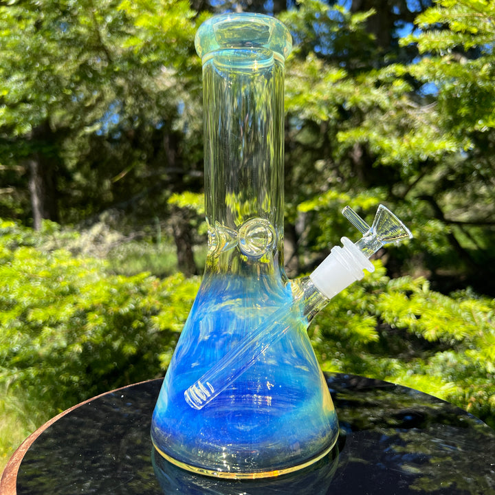 50 X 5 Fumed Beaker Bong 10" Glass Pipe TG   