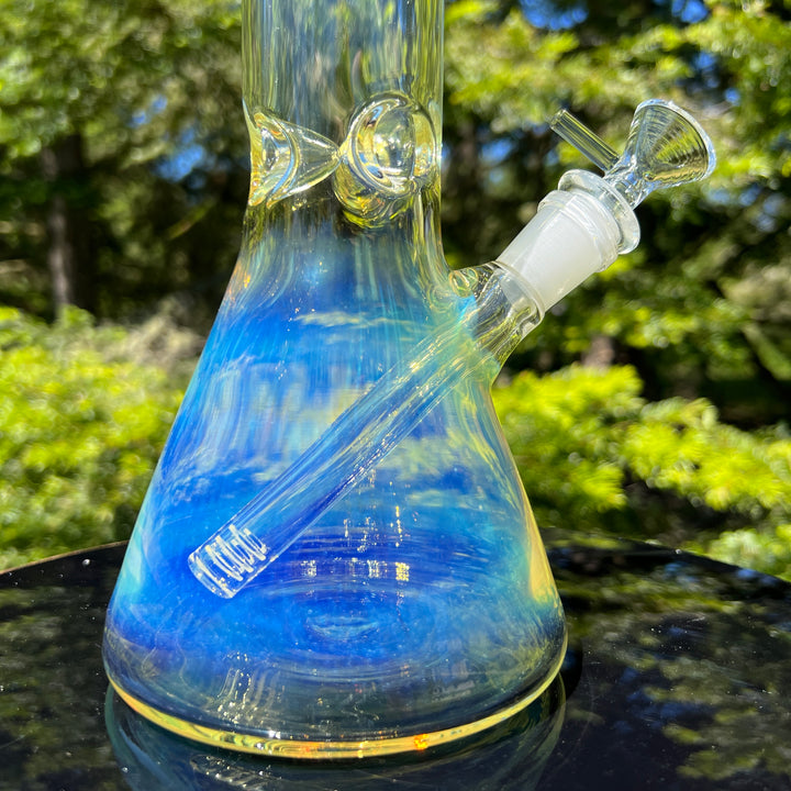 50 X 5 Fumed Beaker Bong 10" Glass Pipe TG   