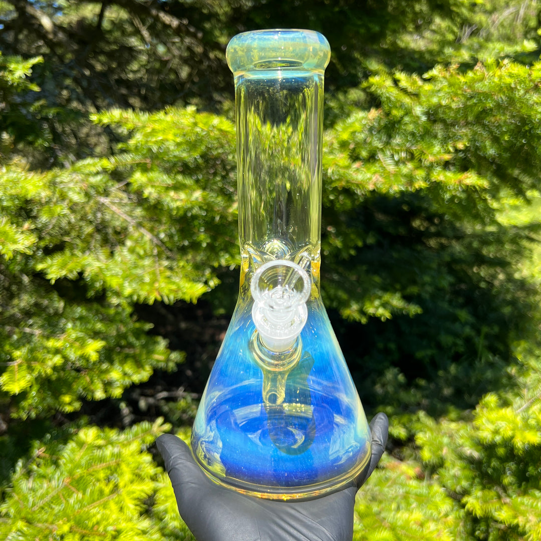 50 X 5 Fumed Beaker Bong 10" Glass Pipe TG   