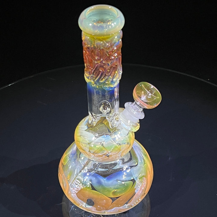 9.5" Fumed Double Bubble Bong Glass Pipe Mary Jane's Glass