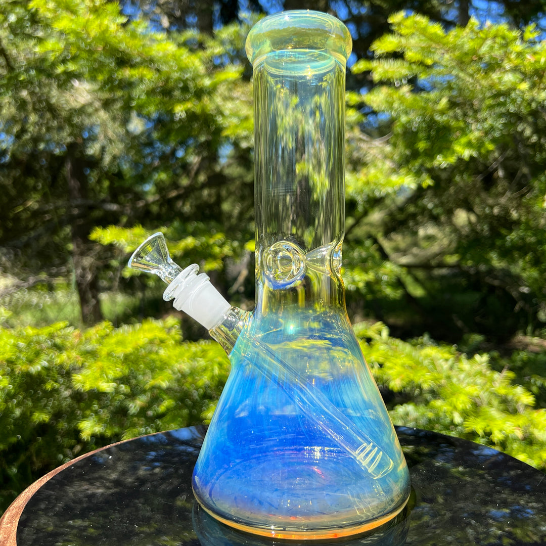 50 X 5 Fumed Beaker Bong 10" Glass Pipe TG   