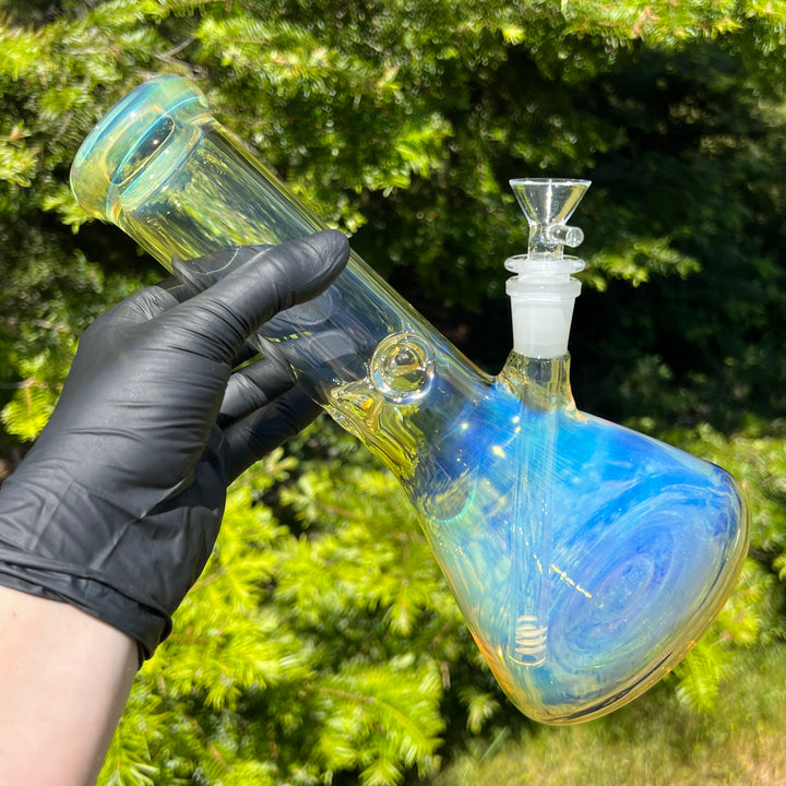 50 X 5 Fumed Beaker Bong 10" Glass Pipe TG