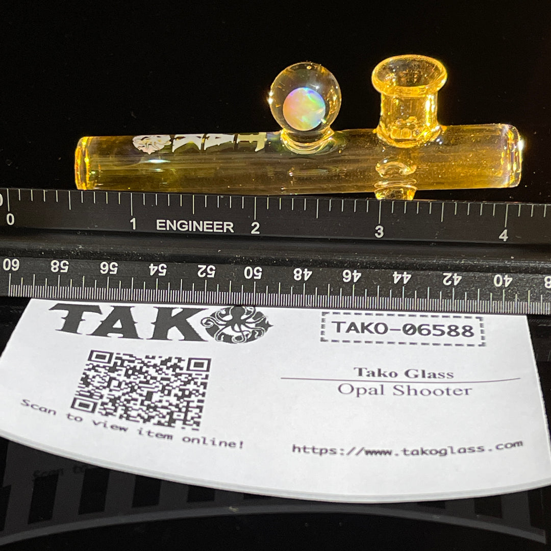 Opal Shooter Glass Pipe Tako Glass   