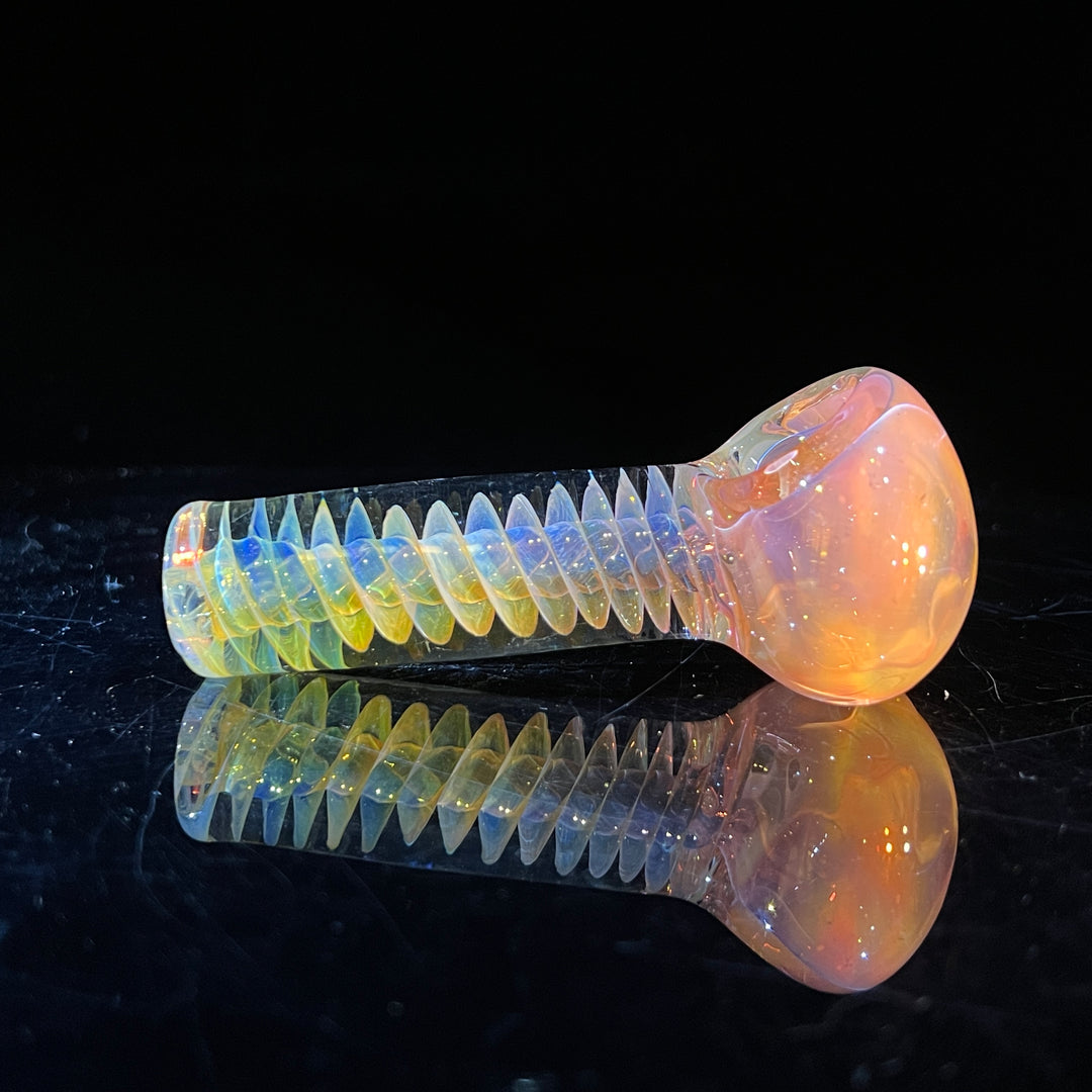 Green Marble Tornado Pipe Glass Pipe TG   