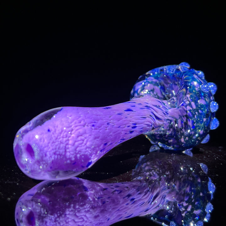 Purple Magic Dotted Pipe Glass Pipe Beezy Glass   