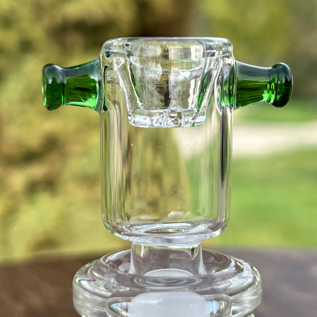 10" Fume Beaker Bong + Bonus Pullslide Combo Glass Pipe TG   