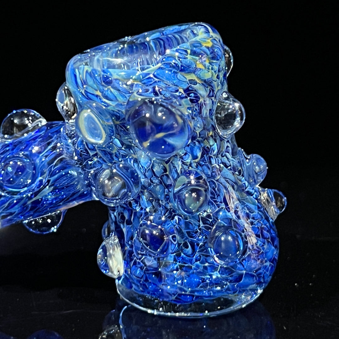 Ocean Blue Marble Hammer + Case Combo Glass Pipe TG   