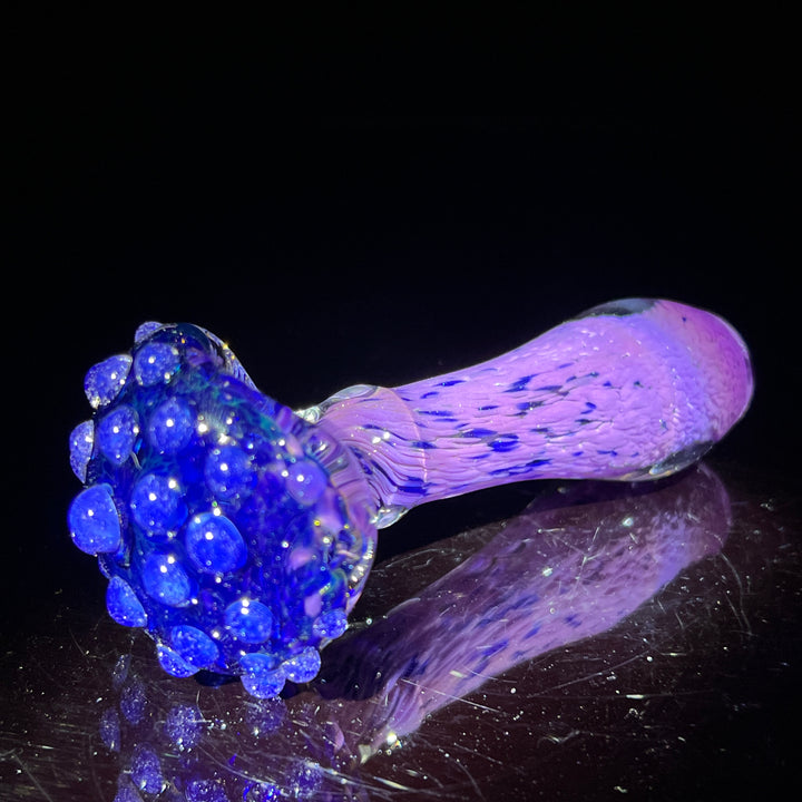 Purple Magic Dotted Pipe Glass Pipe Beezy Glass   