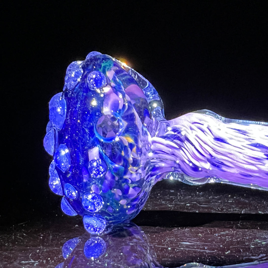 Purple Magic Dotted Pipe Glass Pipe Beezy Glass   