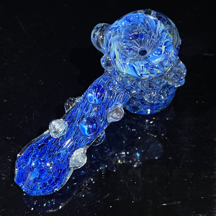 Ocean Blue Marble Hammer + Case Combo Glass Pipe TG   