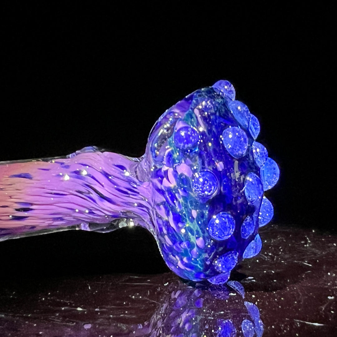 Purple Magic Dotted Pipe Glass Pipe Beezy Glass   