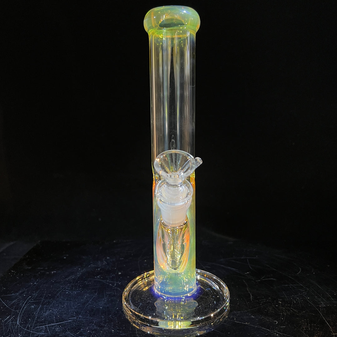 10" Fume Straight Tube Bong Glass Pipe TG   