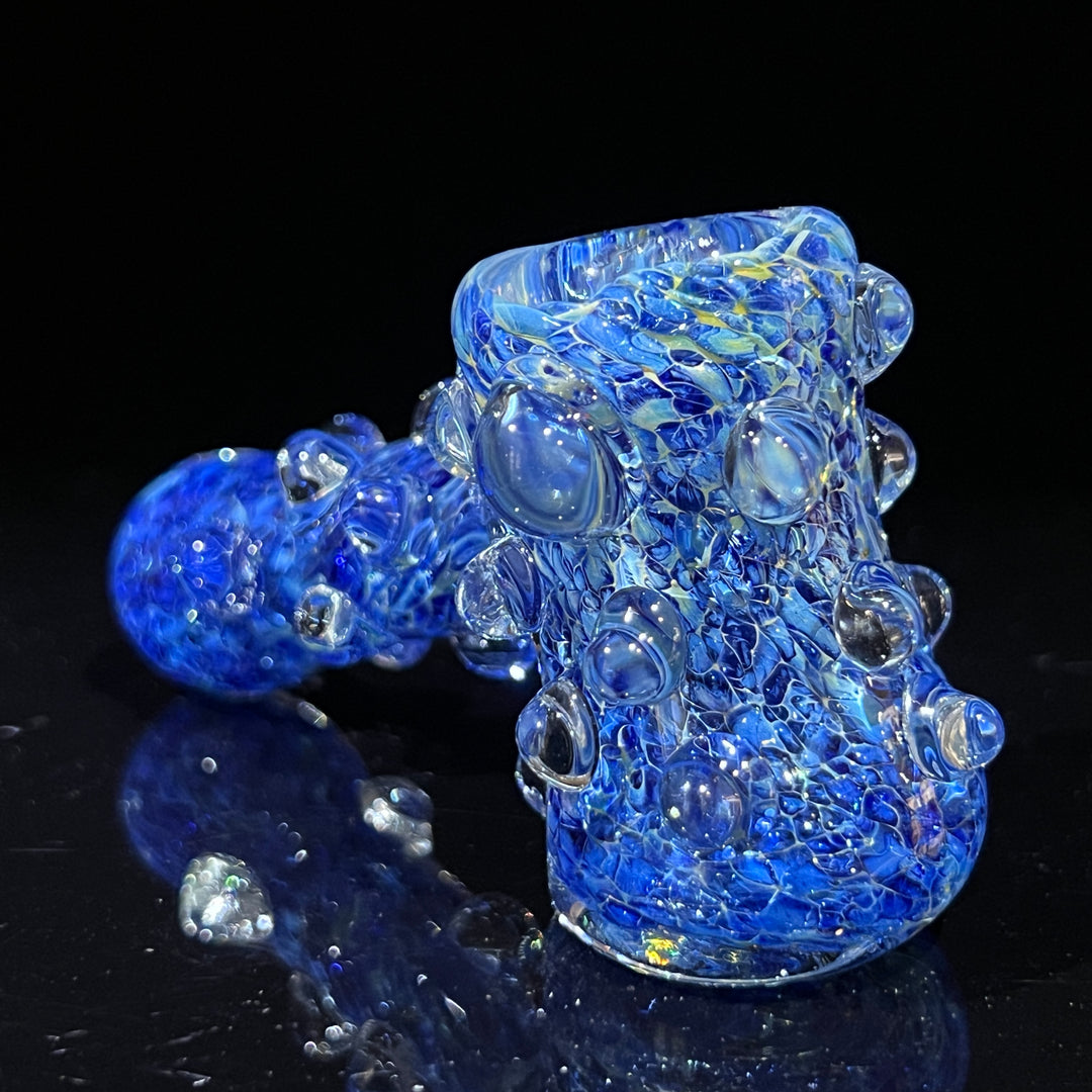 Ocean Blue Marble Hammer + Case Combo Glass Pipe TG   