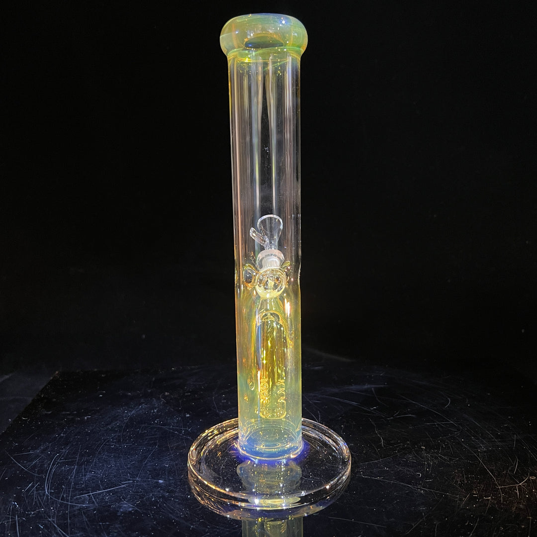 10" Fume Straight Tube Bong Glass Pipe TG   