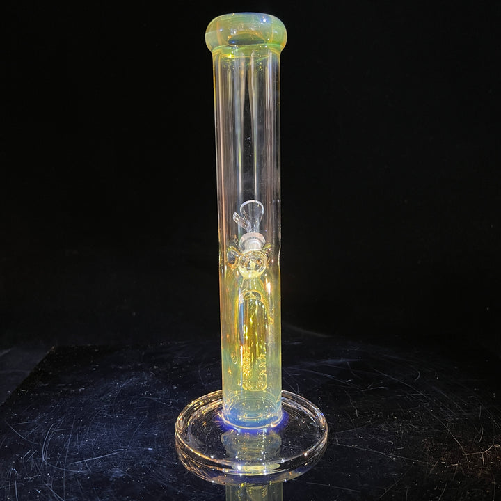 10" Fume Straight Tube Bong Glass Pipe TG   