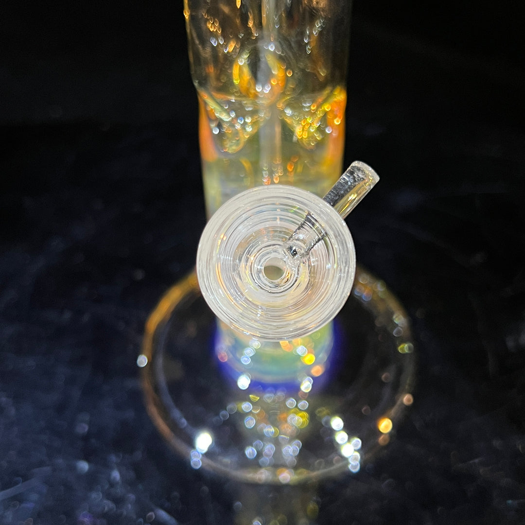 10" Fume Straight Tube Bong Glass Pipe TG   