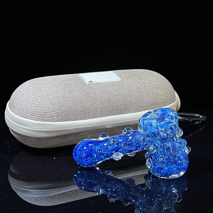 Ocean Blue Marble Hammer + Case Combo Glass Pipe TG   