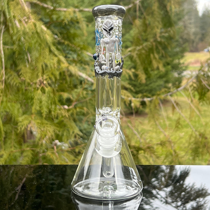 9" Alien Bong Glass Pipe Mary Jane's Glass