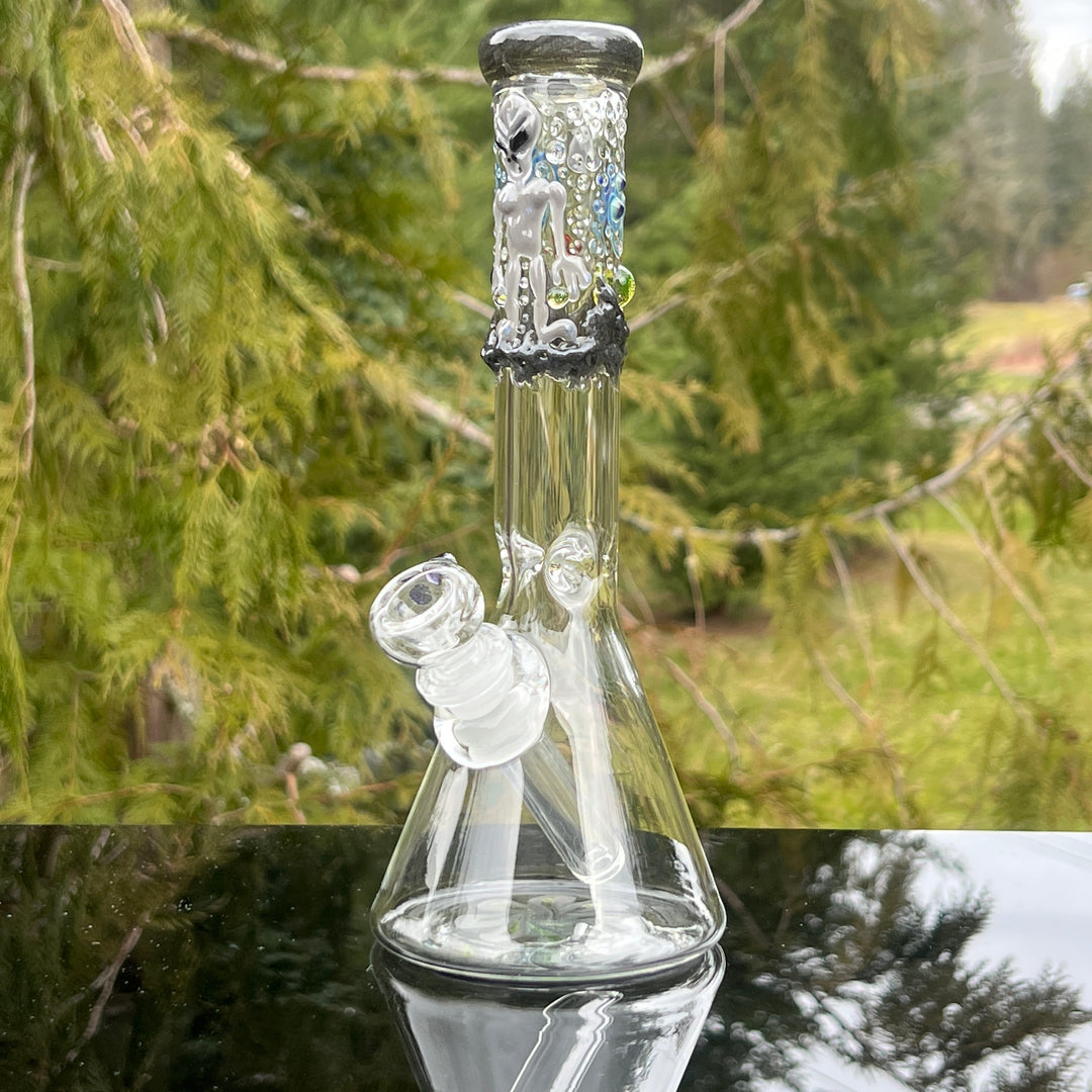 9" Alien Bong Glass Pipe Mary Jane's Glass