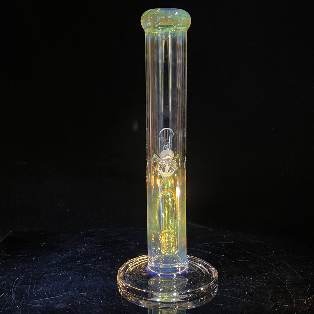 10" Fume Straight Tube Bong Glass Pipe TG   