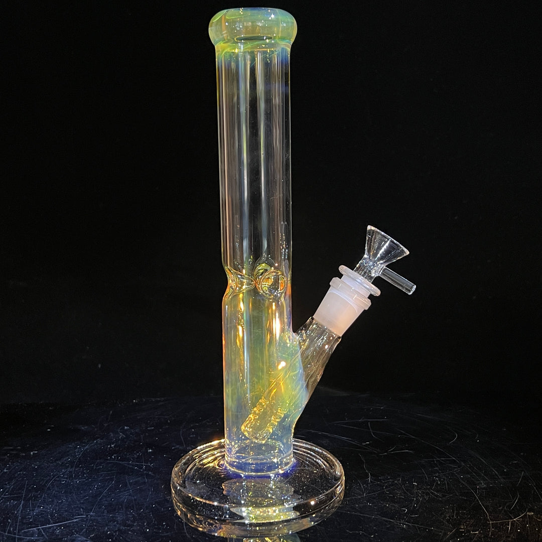 10" Fume Straight Tube Bong Glass Pipe TG   