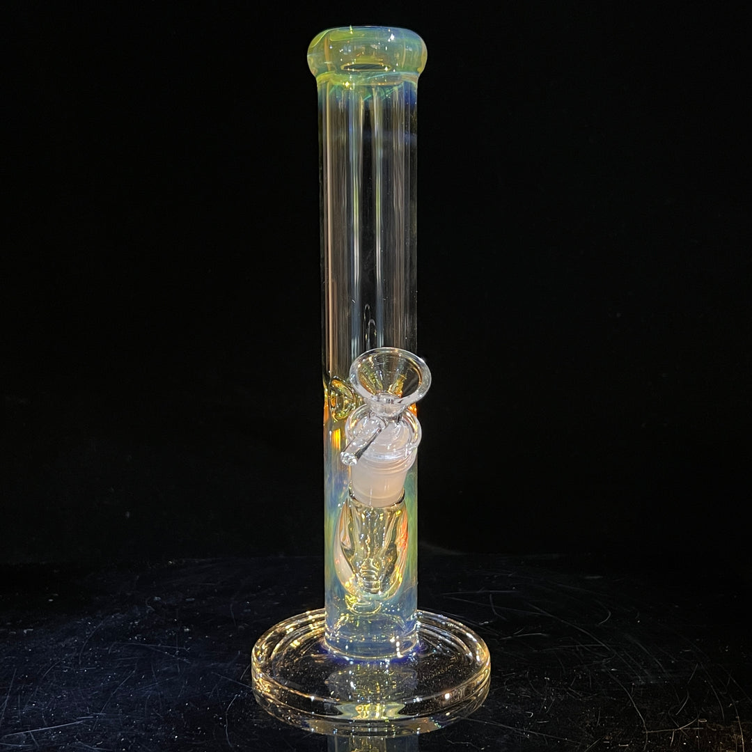 10" Fume Straight Tube Bong Glass Pipe TG   