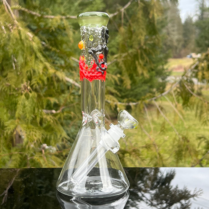 9" Alien Bong Glass Pipe Mary Jane's Glass