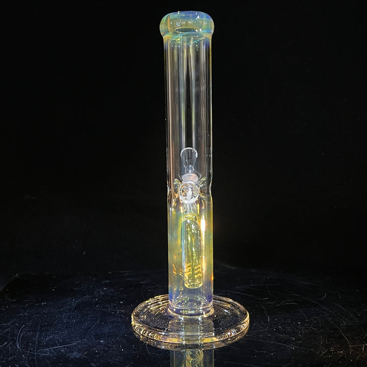 10" Fume Straight Tube Bong Glass Pipe TG   