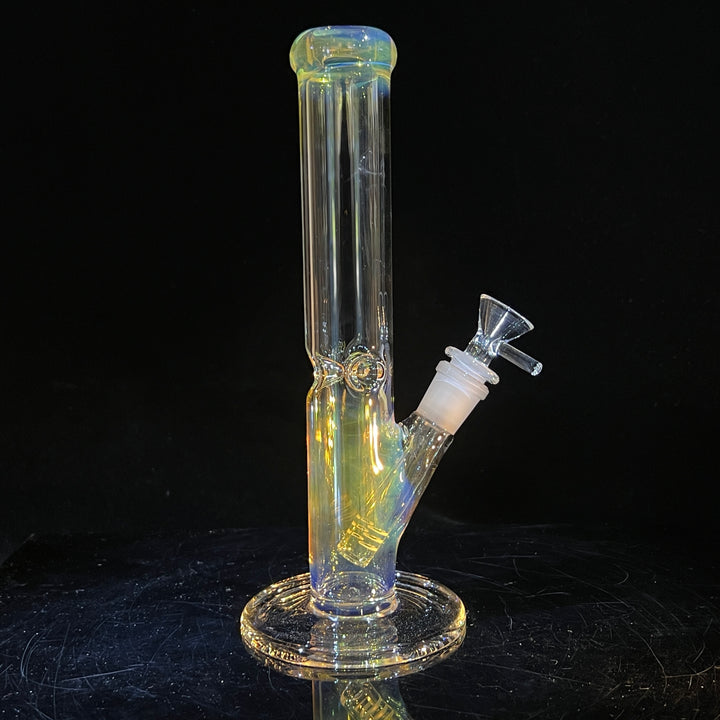 10" Fume Straight Tube Bong Glass Pipe TG   