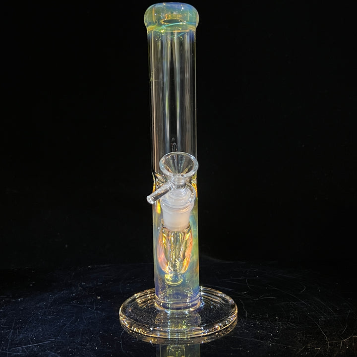 10" Fume Straight Tube Bong Glass Pipe TG   