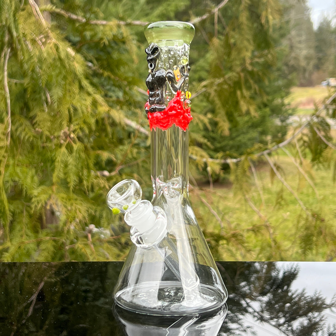 9" Alien Bong Glass Pipe Mary Jane's Glass