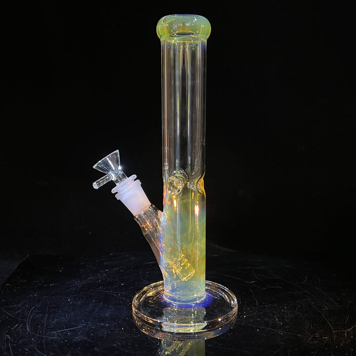 10" Fume Straight Tube Bong Glass Pipe TG   