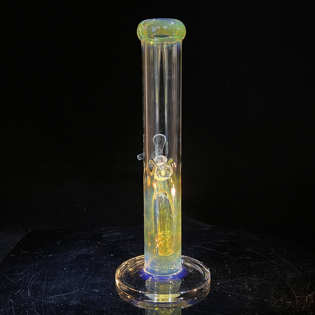 10" Fume Straight Tube Bong Glass Pipe TG   