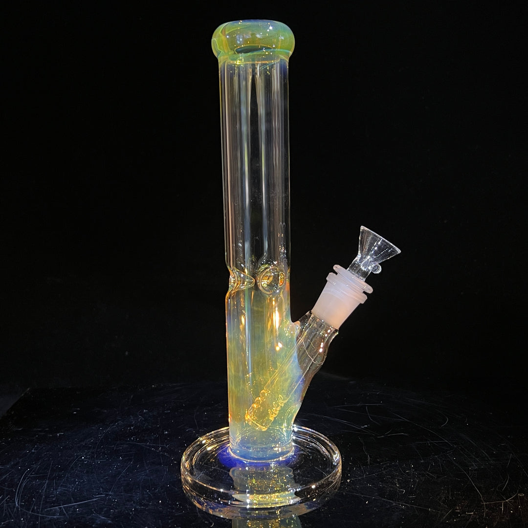 10" Fume Straight Tube Bong Glass Pipe TG   