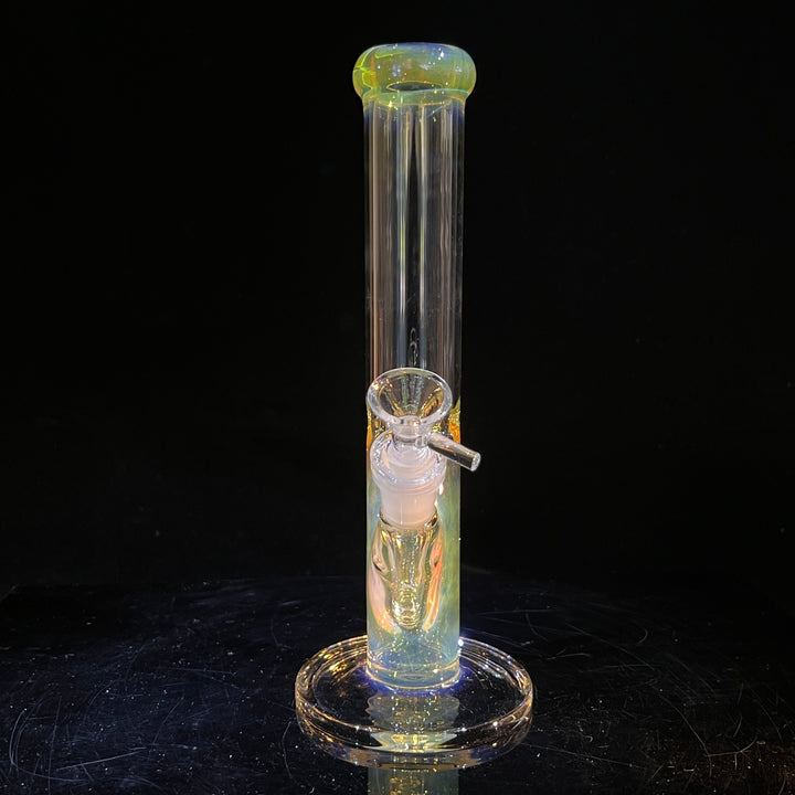 10" Fume Straight Tube Bong Glass Pipe TG   