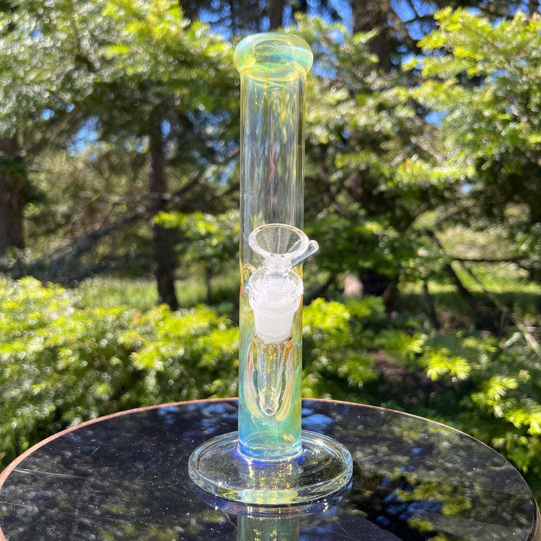 10" Fume Straight Tube Bong Glass Pipe TG   