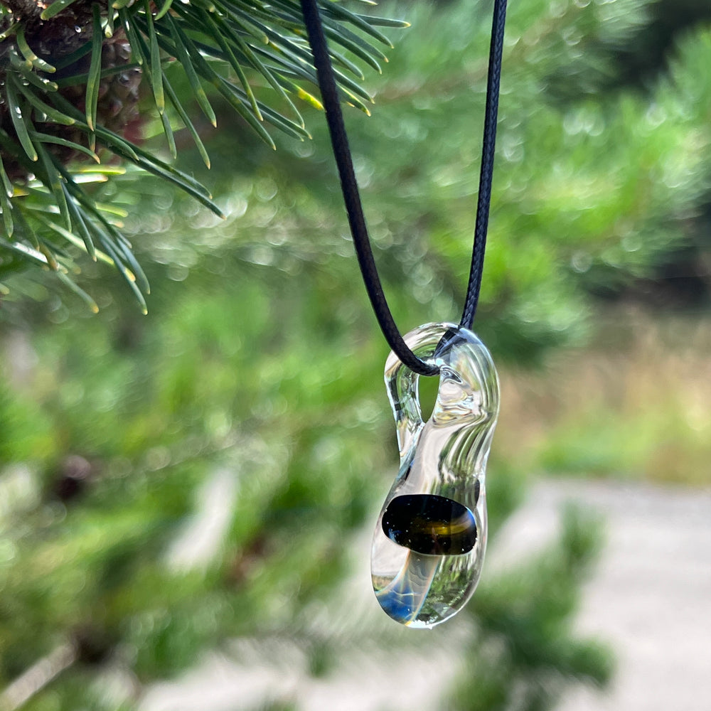 Fancy Mushroom Drop Pendant Glass Pipe Beezy Glass   